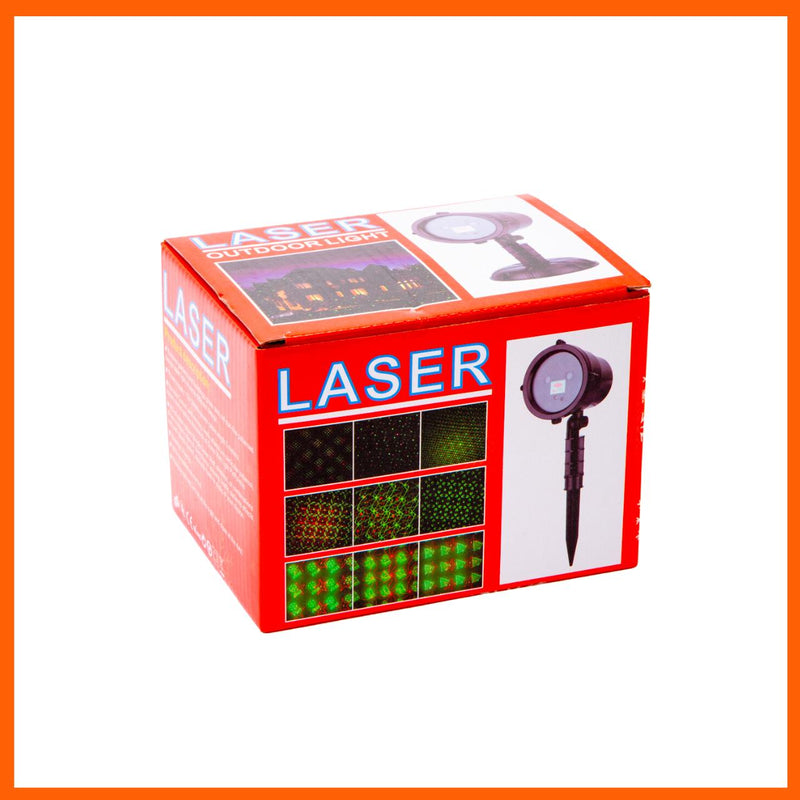 Projetor de Luz Laser com Estaca e Controle - Modelo GR-20-0449