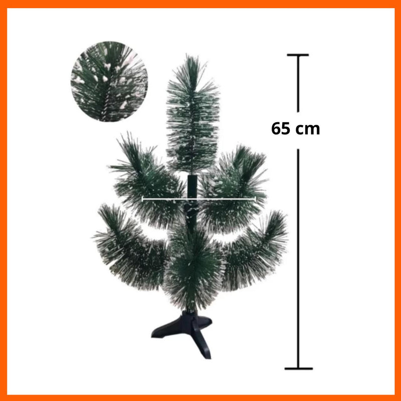 Árvore de Natal Cacto Canadense Nevada 65cm - Disponível em Verde Nevada e Verde Tradicional