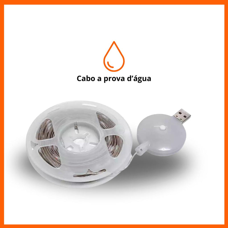 Pisca pisca fio de LED 10 metros com Música - Iluminação RGB