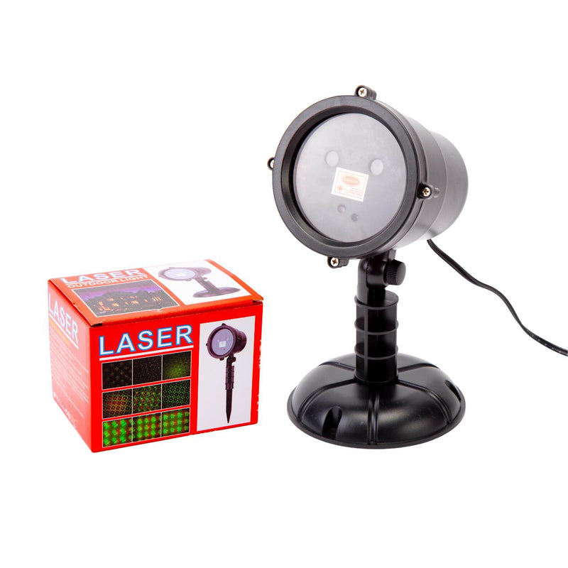 Projetor de Luz Laser com Estaca e Controle - Modelo GR-20-0449